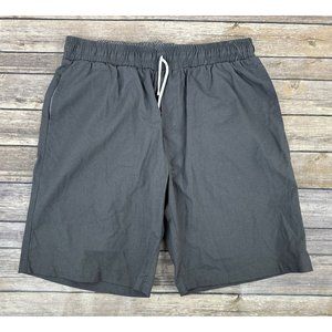 Jimmy Stuart Australia Bahamas Linen Cotton Shorts Mens Size L Gray Pockets